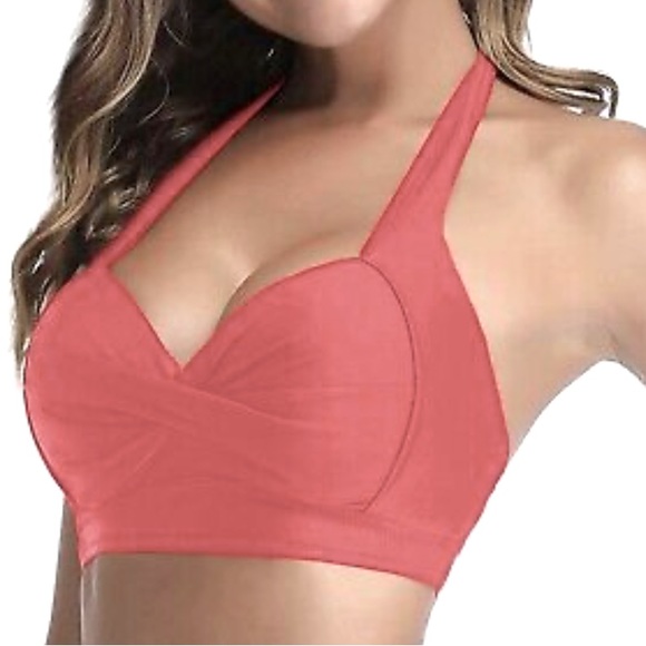 Tempt Me Retro Halter Push Up Bikini Set X-LARGE - Picture 4 of 7